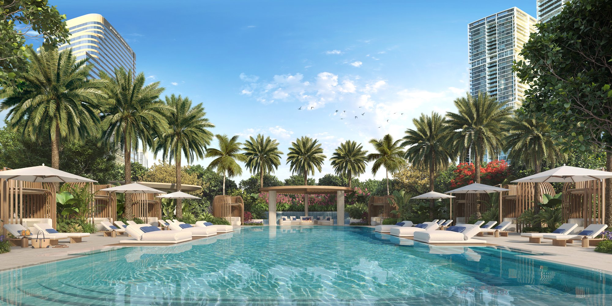 Deck da Piscina da Baía de Biscayne
